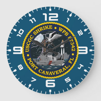 USCGC Shrike WPB 87342 T-Shirt Large Clock