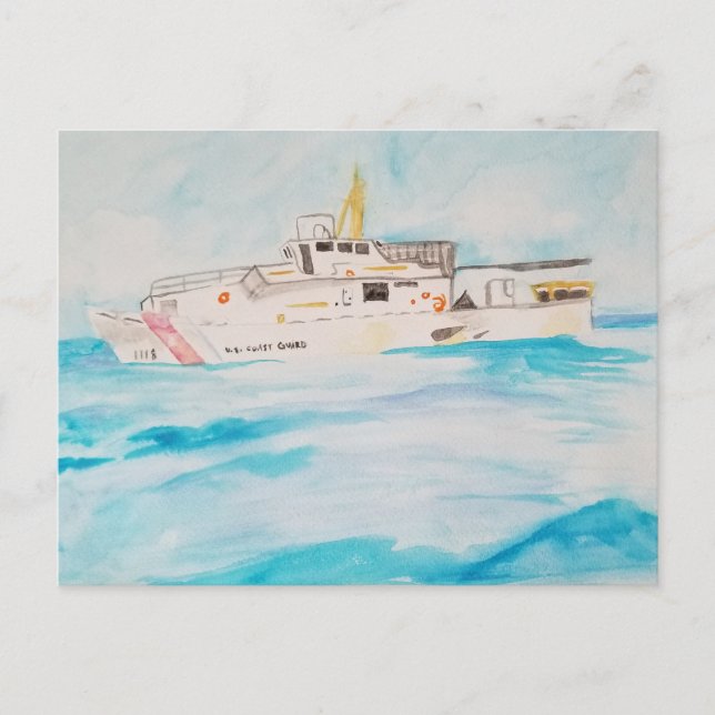USCGC Tezanos Postcard (Front)