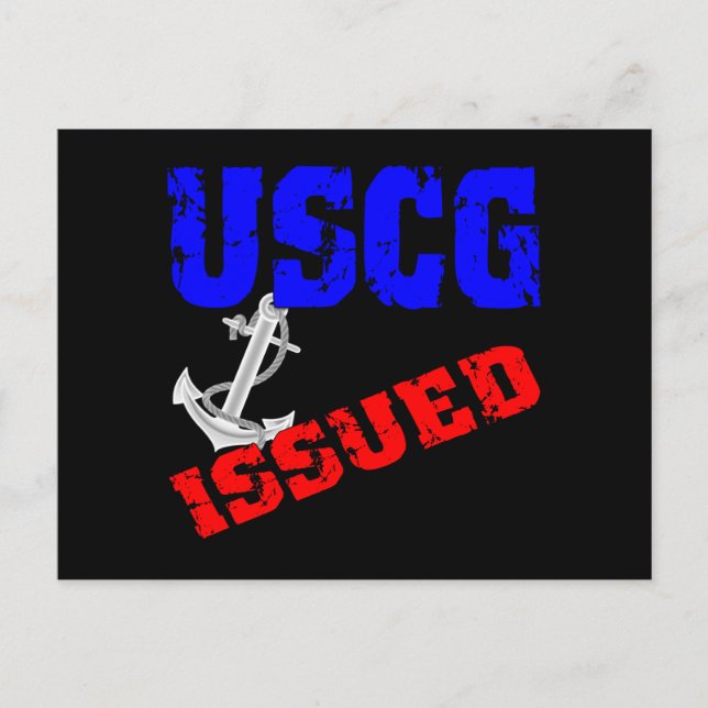 uscgissued5ablk postcard (Front)