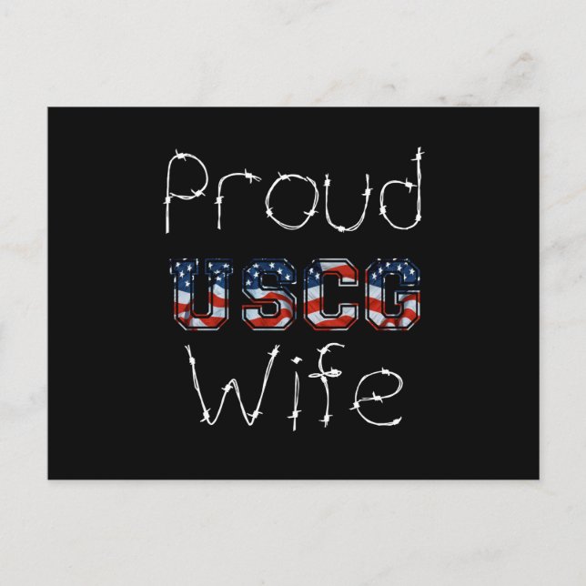 uscgwifeblk postcard (Front)