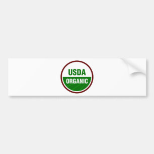 USDA Organic certificate Bumper Sticker