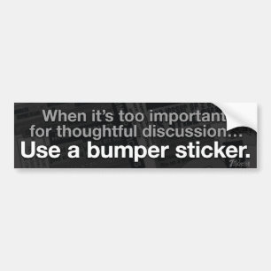 Use a Bumper Sticker. Sticker
