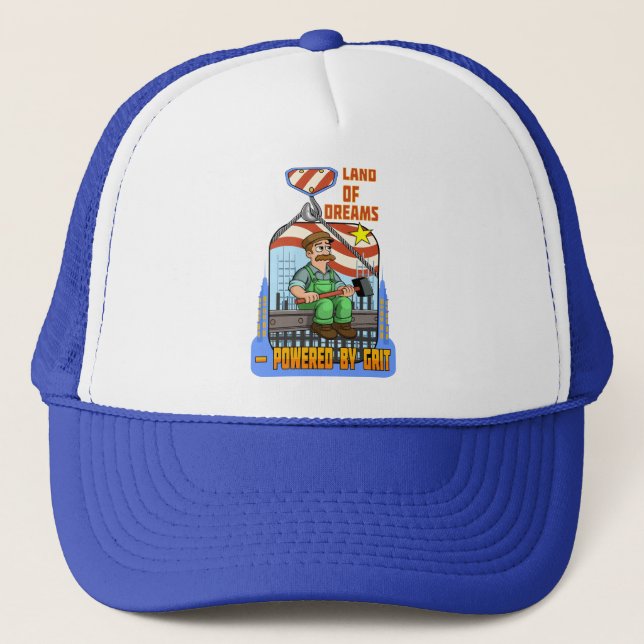 Use a descriptive title that explains your work in trucker hat (Front)