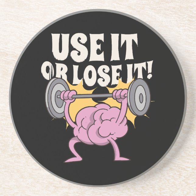 Use and train your brain coaster (Front)
