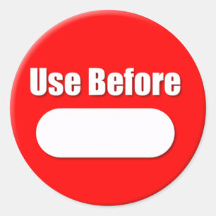 Use Before Sticker (Small)