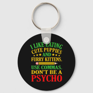 Use Commas English Language Teacher Teach Student Key Ring