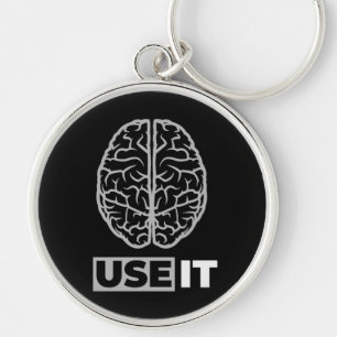 Use It - Brain Design Key Ring