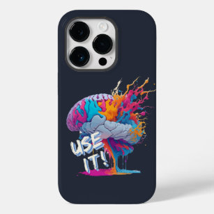 Use It - Colourful Splash Brain Case-Mate iPhone 14 Pro Case