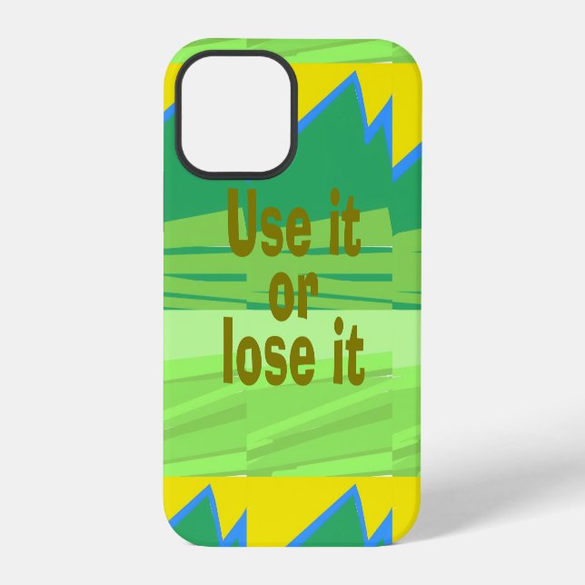 Use it or Lose it Christmas Gift iPhone Case (Back)