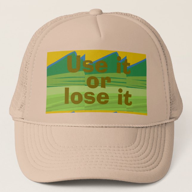 Use it or Lose it Christmas Gift Trucker Hat (Front)