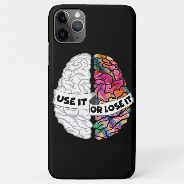 Use It Or Lose It - Funny Brain Case-Mate iPhone Case (Back)