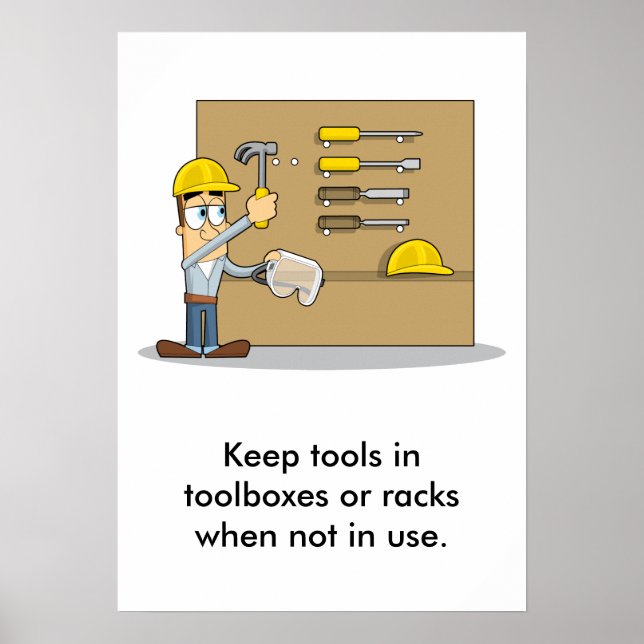 Use of Hand Tools 002 Poster (Front)