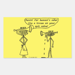 Use Spit Valve Rectangular Sticker