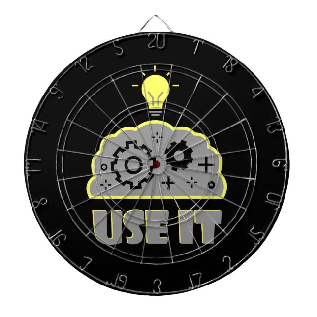 Use your brain  dartboard (Front)