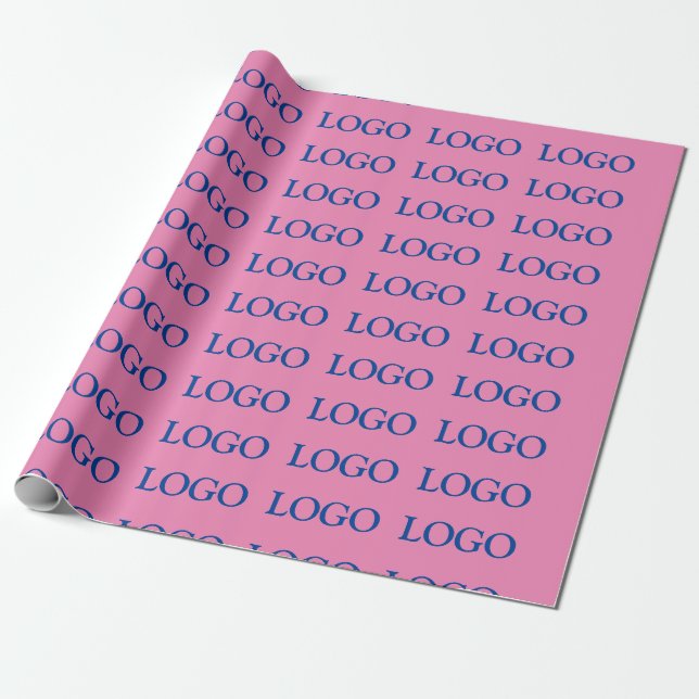 Use Your Image or Logo Wrapping Paper (Unrolled)