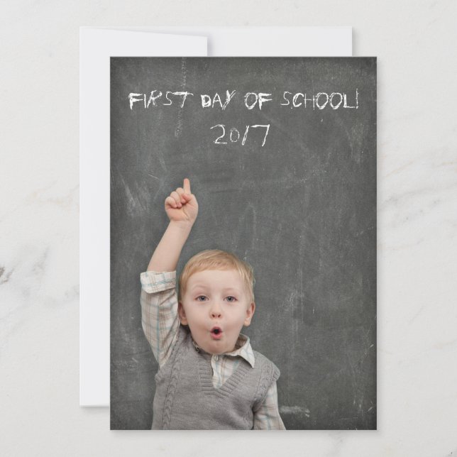 Use Your Own Image First Day of School (Front)