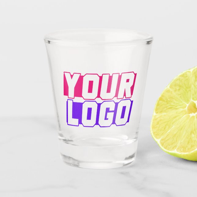 Use Your Own Logo Shot Glass (Front)