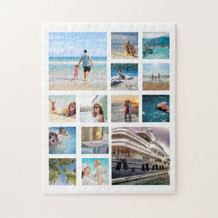 Use Your Own Photographs Photo Collage Jigsaw Puzz Jigsaw Puzzle