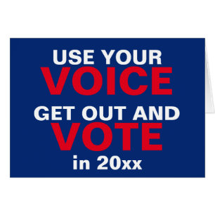 Use Your Voice and Vote Christmas New Year