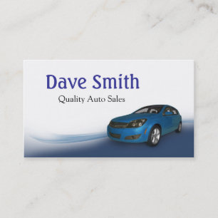 Used Car Dealer and Service Business Card
