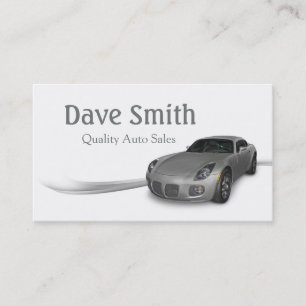 Used Car Dealer and Service Business Card