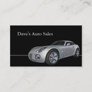Used Car Dealer Business Card