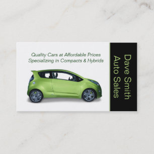 Used Car Dealer Business Card