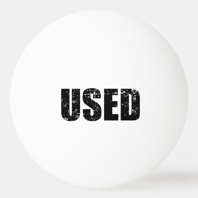 USED PING PONG BALL (Front)