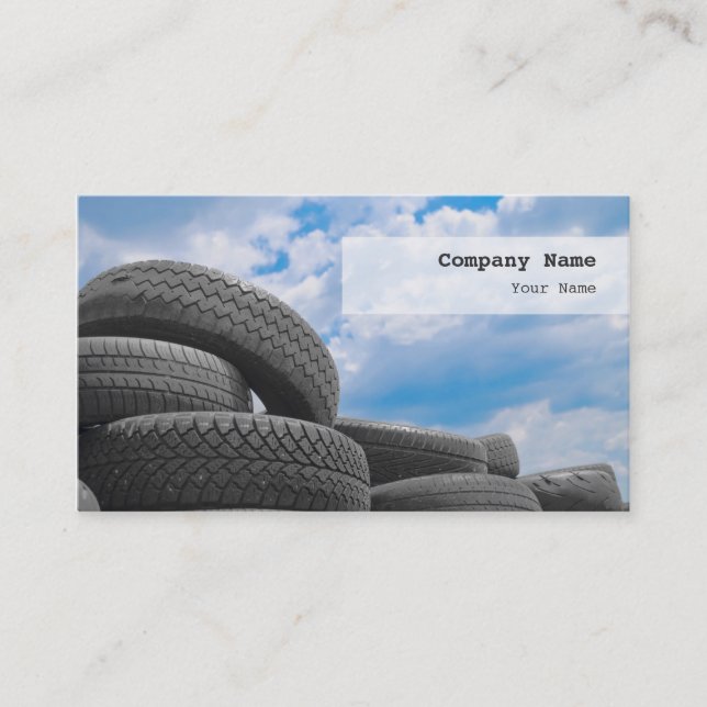 Used Tires Business Card (Front)