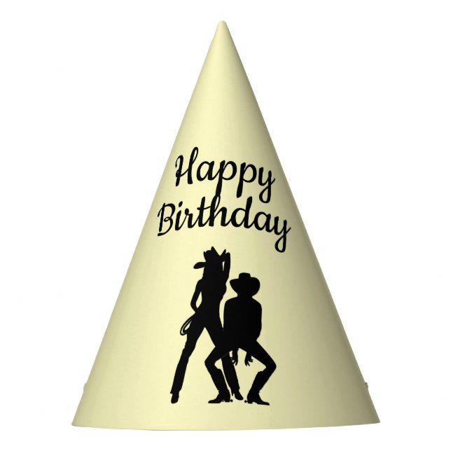 Used to Be a Line Dance Birthday Party Hat (Front)