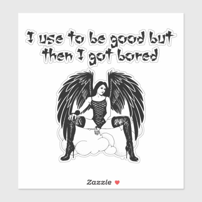  Used to be good bad Angel Original Art  (Sheet)