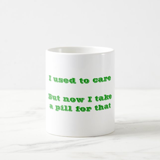 Used to Care Mug (Center)