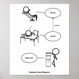 Useless Case Diagram Poster