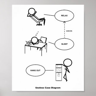 Useless Case Diagram Poster