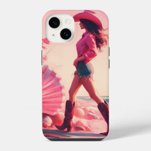 User Cowgirl's Coastal Waltz iPhone 14 Case