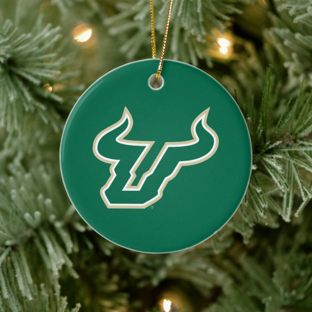 USF Bulls Ceramic Ornament (Tree)