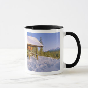 USFS Schnauss Cabin rental in Winter ovelooking Mug