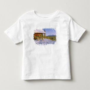 USFS Schnauss Cabin rental in Winter ovelooking Toddler T-Shirt