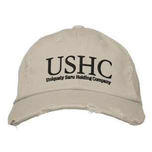 USHC Embroidered Hat, Alternative Apparel Basic Ad Embroidered Hat