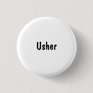 Usher 3 Cm Round Badge