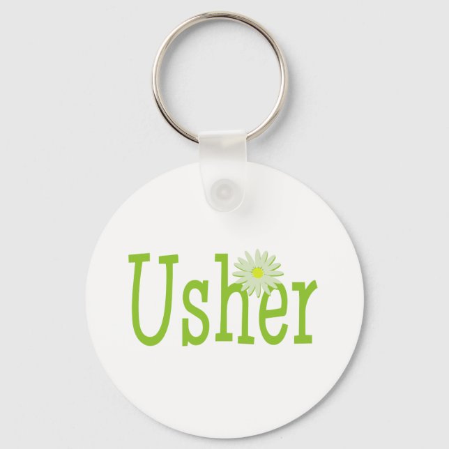 Usher/ Daisy theme Key Ring (Front)
