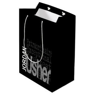 Usher Extraordinaire CUSTOM Medium Gift Bag