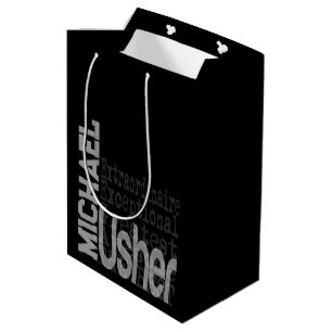 Usher Extraordinaire CUSTOM Medium Gift Bag