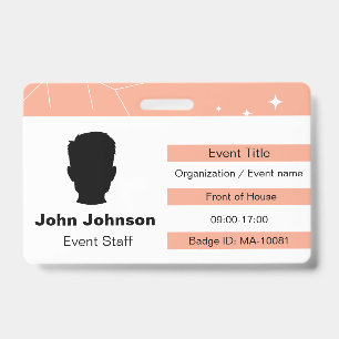 Usher ID Badge
