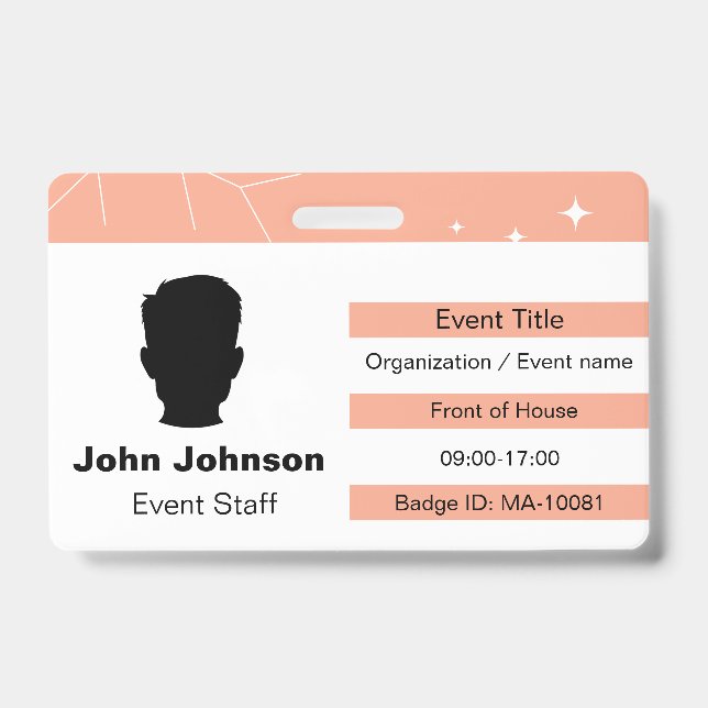 Usher ID Badge (Front)