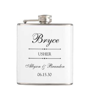 Usher Personalised Hip Flask