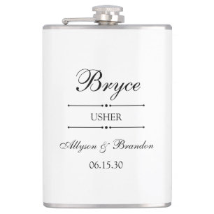 Usher Personalised Hip Flask