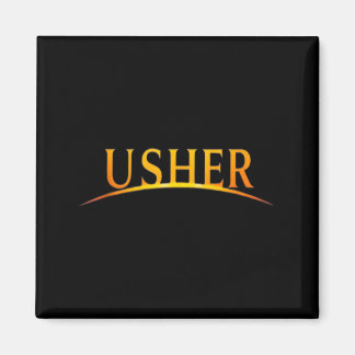 Usher Uniform Shirt For Christians Church Gift Men Magnet
