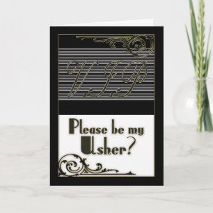 Usher V.I.P. Wedding Party Invitation Card