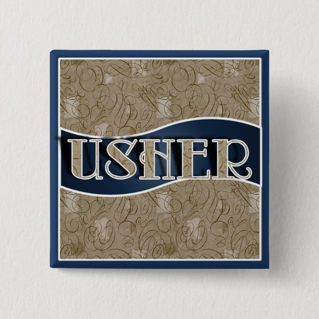 Usher's Pin / Button (Front)